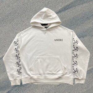 Amiri White Hoodie